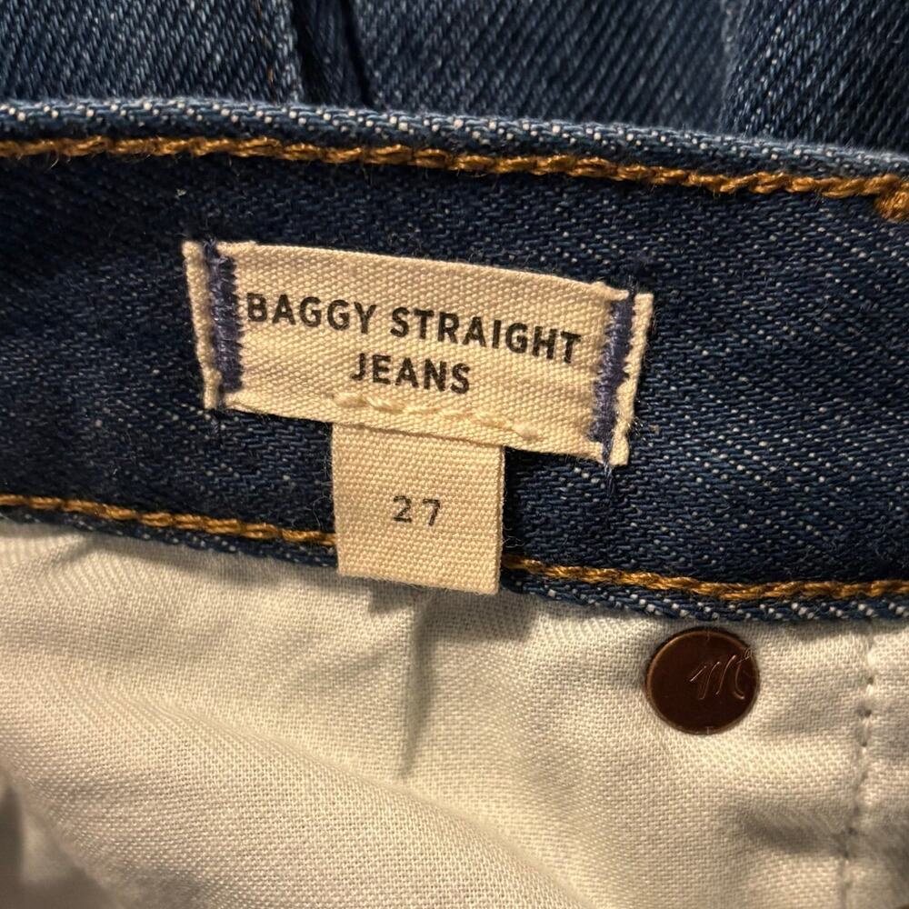 Madewell Women's Straight Leg Jeans - Blue - Picture 6 of 14